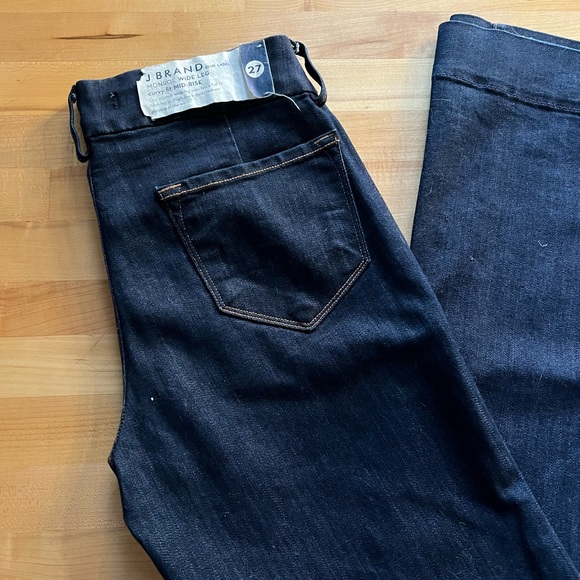 J Brand Monroe Wide Leg Curvy Fit Mid-ride Jeans Sz 27 - Picture 2 of 4